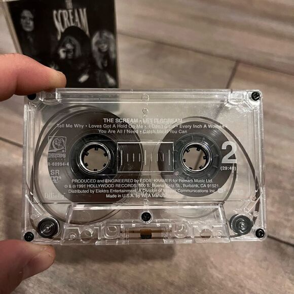 THE SCREAM - LET IT SCREAM / Vintage Cassette‎ Tape / 1991 Motley Crue - Picture 2 of 5